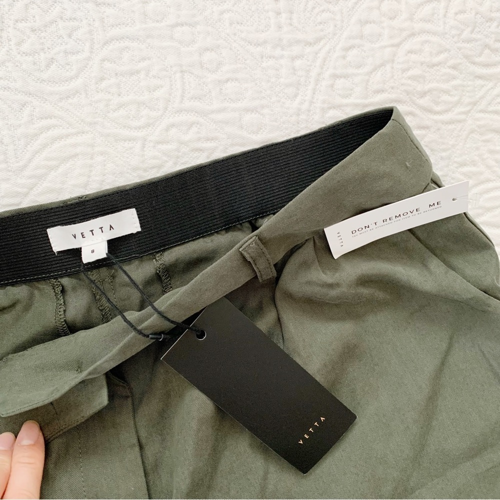 Vetta Capsule Wide Leg Trousers, Olive‎ (Limited Edition) - Picture 5 of 6